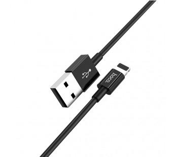 Кабель USB Hoco X23 Apple черный 1м#1700976