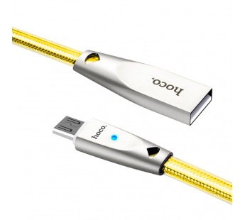 Кабель USB Hoco U9 Micro  1,2м золотой#1060226