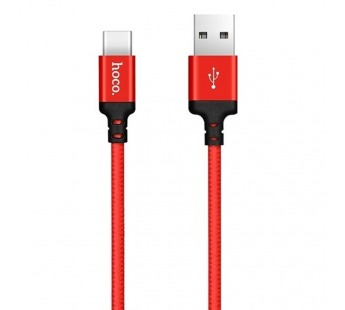 Кабель USB Hoco X14 Type-c красно-черный 1м#1629534