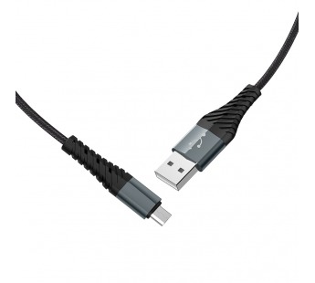 Кабель USB - micro USB Hoco X38 Cool Charging (black)#330192