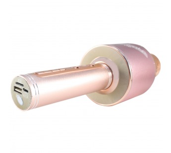 Беспроводной караоке микрофон YS-66 (розовое золото)#332175