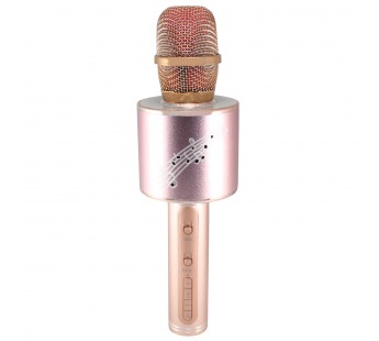 Беспроводной караоке микрофон YS-66 (розовое золото)#332173