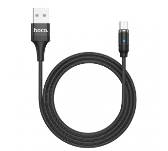 Кабель USB Hoco U76 Micro магнитный 1,2м черный#1691440