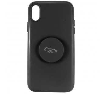 Чехол-накладка PopSocket Case для Iphone XR (черный)#336001