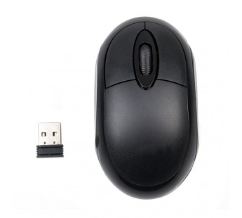 Мышь беспроводная Dialog MROC-10U Comfort RF 2.4G Optical - 3 кнопки + ролик прокрутки, USB, черная#2137962