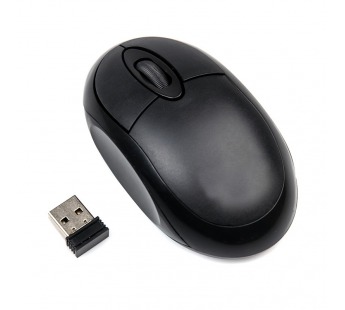 Мышь беспроводная Dialog MROC-10U Comfort RF 2.4G Optical - 3 кнопки + ролик прокрутки, USB, черная#2137963