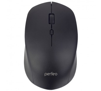 Мышь беспроводная Perfeo STRONG 4 кн DPI 800-2400 (черный)#356231
