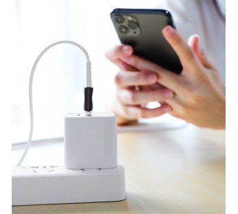 Кабель USB - Apple Lightning BOROFONE BX35 (белый) 1м#1983303