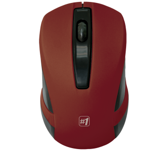 Мышь беспроводная DEFENDER MM-605, красная, 3 кнопки,1200dpi, USB (1/40)#335261