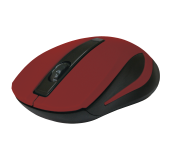 Мышь беспроводная DEFENDER MM-605, красная, 3 кнопки,1200dpi, USB (1/40)#335260