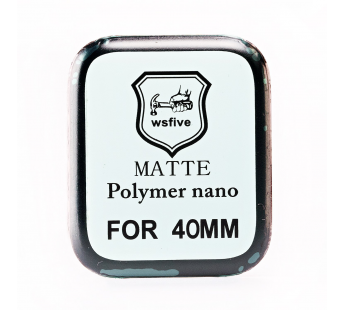 Защитная пленка TPU - Polymer nano для Apple Watch 40 mm матовое (black)#417434