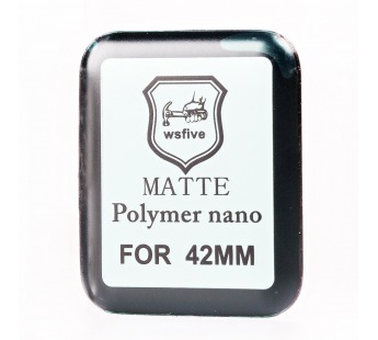 Защитная пленка TPU - Polymer nano для Apple Watch 42 mm матовое (black)#417426