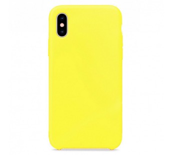 Чехол Silicone Case для iPhone XS MAX Желтый#405279