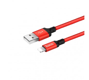 Кабель USB - Apple lightning Hoco X14 (1м) (красный)#1060071