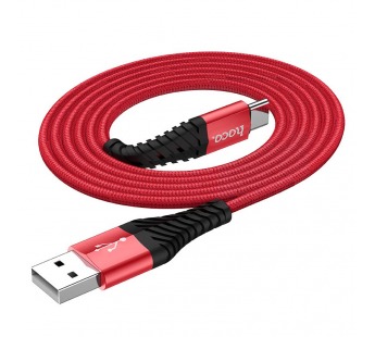 Кабель USB - Type-C HOCO X38 (1м) (красный)#1648335