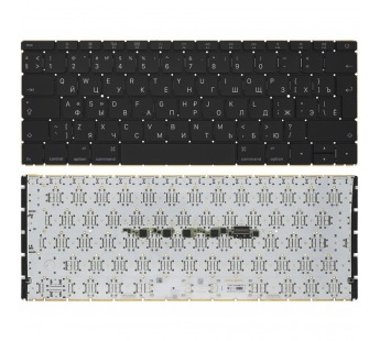 Клавиатура Apple MacBook 12" A1534 черная с подсветкой V.1 (2016г.)#1852098