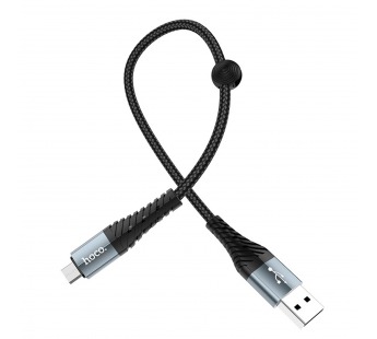 Кабель USB - micro USB Hoco X38 Cool Charging (25 см) (black)#1984448