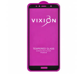 Защитное стекло 6D для Huawei Honor 7A Pro/Honor 7C/Y6 2018/Y6 Prime 2018 (черный) (VIXION)#419344