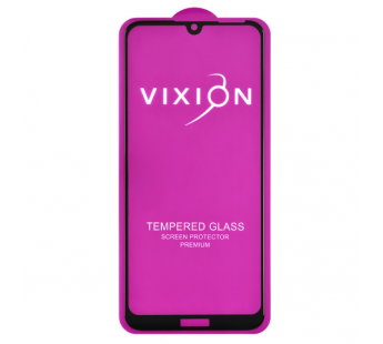 Защитное стекло 6D для Huawei Honor 8A/Y6 2019 (черный) (VIXION)#419341