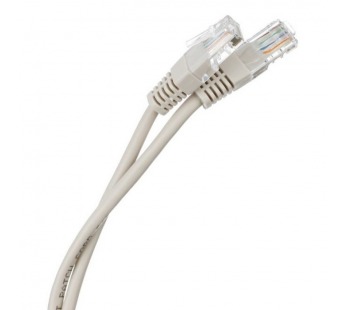 Патч-корд литой AOPEN UTP Кат. 5е, серый, 3 м. (1/75)#2115009