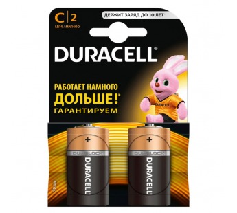 Элемент питания DURACELL LR14 BL2 (2/20/6440)#338942