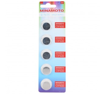 Элемент питания MINAMOTO CR1632 BL5 (5/100/5000)#339766