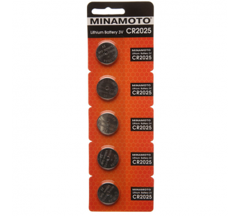 Элемент питания MINAMOTO CR2025 BL5 (5/100)#338949