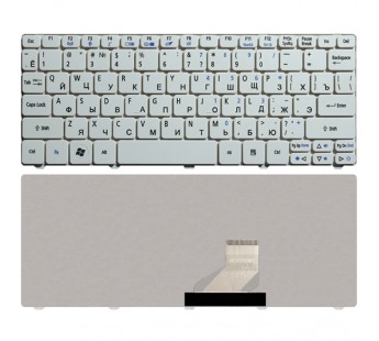 Клавиатура ACER Aspire One 521 (RU) белая#1839712