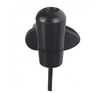 Микрофон Perfeo клипса компьютерный M-1 черный (кабель 1,8 м, разъём 3,5 мм)#349257