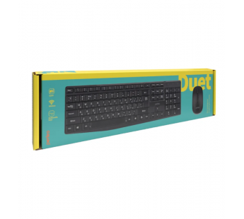 Набор беспроводной Perfeo "DUET": клав-ра. + оптич. мышь, USB#1786294