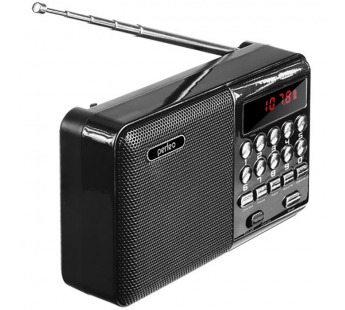 Радиоприемник Perfeo цифровой PALM FM+ 87.5-108МГц/ MP3/ питание USB или 18650/ черный (i90-BL)#368178