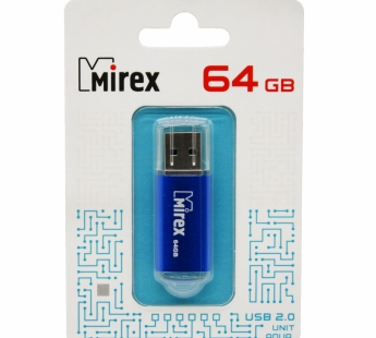 Флеш-накопитель USB 64ГБ Mirex Unit Aqua (13600-FMUAQU64)#1828726