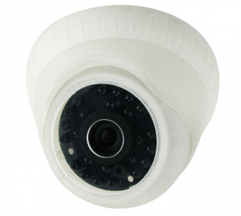                         Камера видеонаблюдения AHD 4.0Mp, CTV 2.8mm, купол большая, пластик, белый*#453700