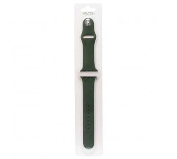 Ремешок - ApW03 для Apple Watch 38/40 mm Sport Band (L) (pine green)#343829