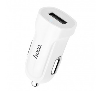                        Автомобильное ЗУ USB Hoco Z2 1USB/1.5A (белый)*#1588308
