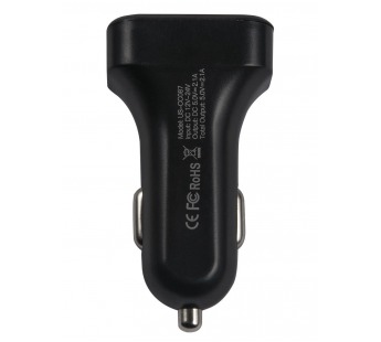                         Автомобильное ЗУ USB USAMS CC087 C13 2USB/2.1A (черный)*#1690800