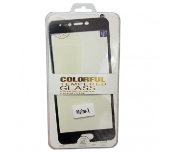                         Защитное стекло 3D Full Glass Meizu X с полным покрытием черное #1646910
