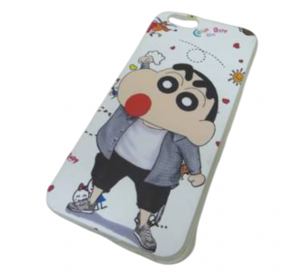                             Чехол силиконовый iPhone 6 с рисунком и стеклом в блистере*#2106514