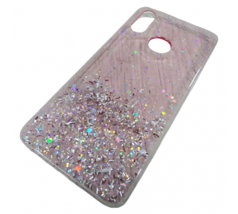                                 Чехол силиконовый Samsung A10s звездопад розовый*#2134527