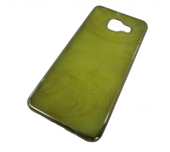                                 Чехол силиконовый с хром.контуром Samsung A3 (2016) желтый*#1860760