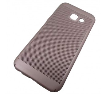                                 Чехол пластиковый Samsung A3 2017 (A320) перфорированный розовый*#1860209