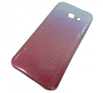                                 Чехол пластиковый Samsung А3 2017 (А320) блестящий серебристо-розовый*#1860218