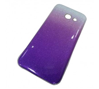                                 Чехол пластиковый Samsung А3 2017 (А320) блестящий серебристо-фиолетовый*#1860252