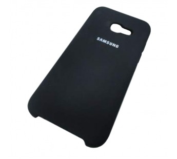                                 Чехол силиконовый Samsung А3 2017 (А320) Silicon Cover черный#1860557