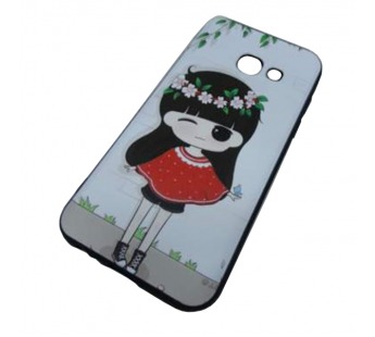                                 Чехол силиконовый Samsung А3 2017 (А320) с рисунком (01)*#1862183