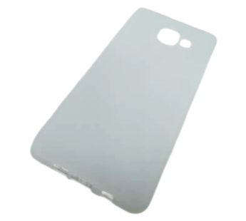                                 Чехол силиконовый матовый Samsung A5 2016 (A510) белый #2134460