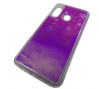                             Чехол пластиковый Samsung A60 песок в воде неоновый с рисунком (07)*#2044071