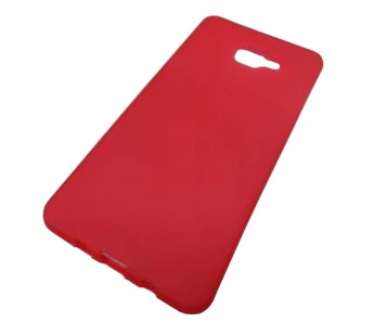                                 Чехол силиконовый матовый Samsung A7 2016 (A710) красный #1766407