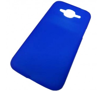                                 Чехол силиконовый матовый Samsung J2 2016 (J210) голубой #1766599