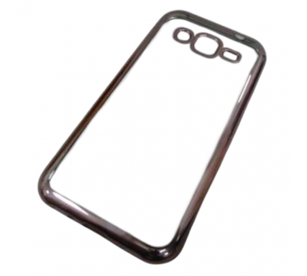                                 Чехол силиконовый с хром.контуром Samsung J210 розовый#2106483